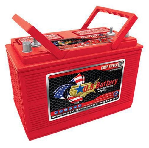 Akumulator trakcyjny 12V - 130Ah/C20, Deep Cycle Wet, U.S. Battery PB12130SC - Intertraktor