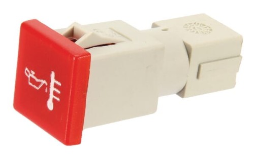 Kontrolka kwadratowa, 12/24V czerwona przykręcana 22.5x22.5 mm Cobo 09858000 - Intertraktor