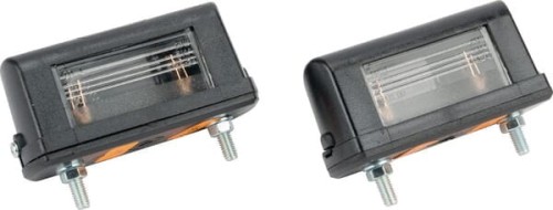Lampa oświetlenia tablicy rejestracyjnej 5W, prostokątna 12/24V 85x30x38.8 mm gopart LA46002 - Intertraktor