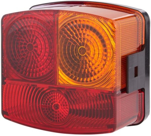 Lampa tylna zespolona 95x90mm, prawa 2SE002776221 - Intertraktor