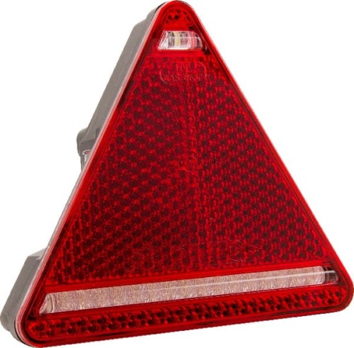 Lampa tylna zespolona LED, prawa, trójkątna, 12/24V 5-pinowa Kramp LA40050 - Intertraktor