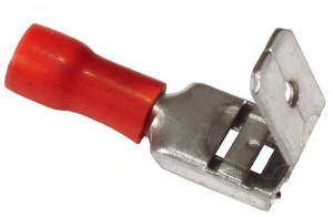 Końcówka przewodu płaska z rozdzielaczem, czerwona 0.5-1.0 mm² 6.4x0.8 mm 50 szt. Vapormatic VLC2415
