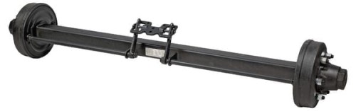 Oś hamowna ADR, 80 x 80, L-1900, piasta 220 / 275, M18 x 1,5 1253A80QI8FD1900 - Intertraktor
