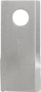 Nożyk kosiarki rotacyjnej prawy 107x48x4 mm otwór Ø 19 mm okrągły pasuje do Niemeyer 25 szt. 570684KR