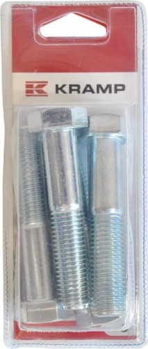 Śruba pół gwint M16x80 mm kl.8.8 ocynk 4 szt. KR9311680P004 - Intertraktor