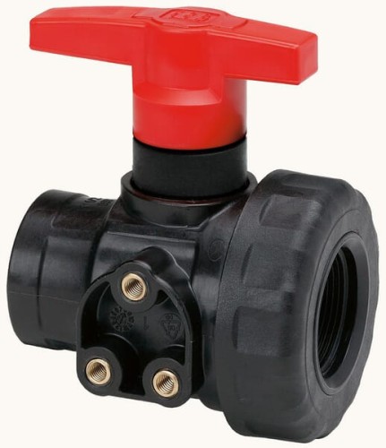 Zawór kulowy 2" 2-drożny, panelowy 8217401 - Intertraktor