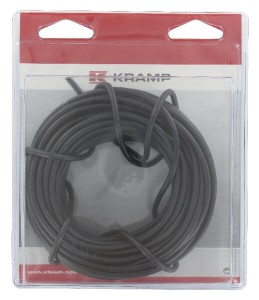 Przewód elektryczny 1 x 2.5 mm² czarny 10 m KRKA1255P010