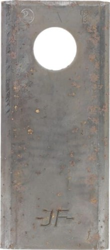 Nożyk kosiarki rotacyjnej lewy/prawy 114x48x4 mm otwór Ø 19 mm okrągły pasuje do Kongskilde JF/Stoll 8113800027 - Intertraktor