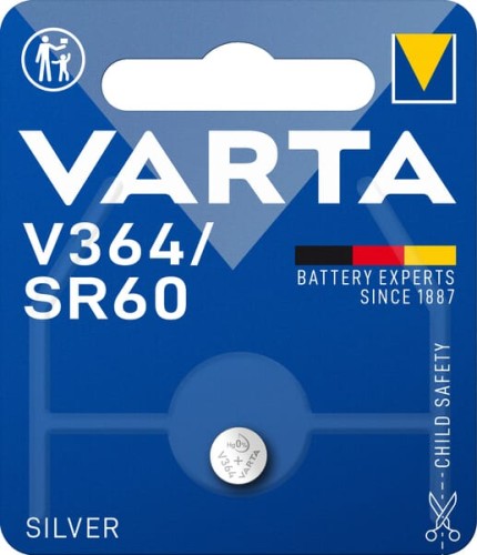 Bateria srebrowa pastylkowa V364/SR60 1.55V Varta VT00364 - Intertraktor