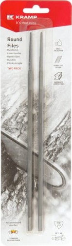 Pilnik okrągły na kartonowym podkładzie, 2 sztuki 7/32" 5.5mm 7322FKR - Intertraktor