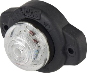 Lampa obrysowa LED, cytryna, 12/24V przezroczysta, przykręcana Waś 1400690310