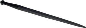 Ząb ładowacza, prosty, profil podwójne T 36x810 mm końcówka szpiczasta z nakrętką M22x1.5 czerwony SHW FT1S