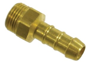 Przyłącze węży mosiądz z gwintem zew. Braglia, 8 mm 3/8" 162150232