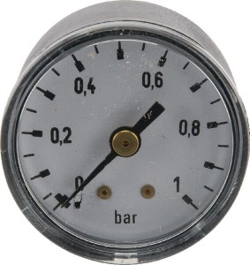 Manometr ø40 mm 0–1 bar przyłącze tylne 1/8" MA401B02ST