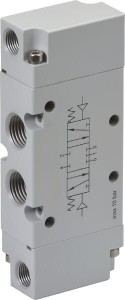 Zawór 5/3, spręż. powie. 1/2" PV53M12OC