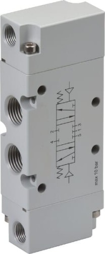 Zawór 5/3, spręż. powie. 1/2" PV53M12CC - Intertraktor