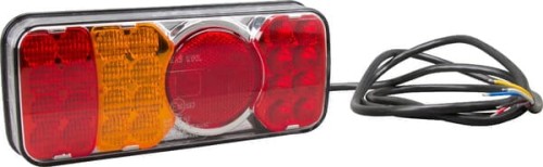 Lampa tylna zespolona LED, lewa, prostokątna, 12/24V Kramp LA40035 - Intertraktor