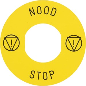 Etykieta Stop awar. 60mm ZBY9530