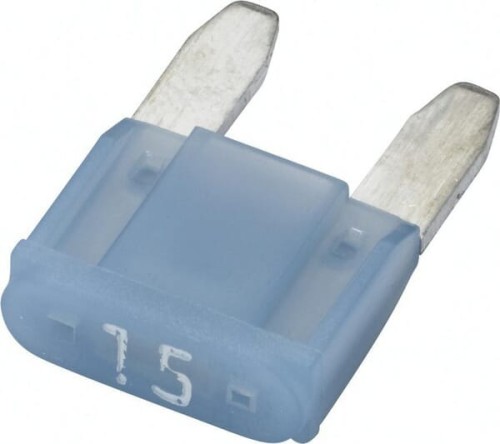 Bezpiecznik płaski Mini, 32V 15A L=16.3 mm niebieski Pack 10x Hella 8JS728596222 - Intertraktor