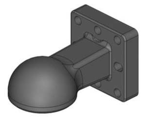 Zaczep kulowy K80® 110x100 4t kurz ISO 24347 00652990A02