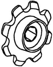 Koło zębate AV104584 - Intertraktor