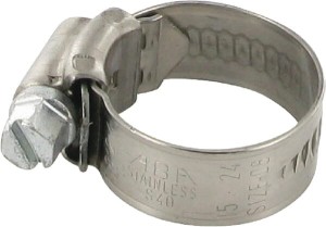 Opaska ślimakowa V2A ABA, 15 - 24 mm RVS1524