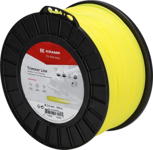Żyłka tnąca Ø 3mm 169m okrąła żółta Kramp NL30169RKR - Intertraktor