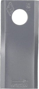Nożyk kosiarki rotacyjnej lewy 93x40x3 mm otwór Ø 16.25 mm okrągły pasuje do Kuhn 25 szt. 56151200