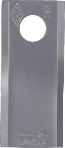 Nożyk kosiarki rotacyjnej lewy 93x40x3 mm otwór Ø 16.25 mm okrągły pasuje do Kuhn 25 szt. 56151200 - Intertraktor