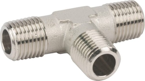 Złącze trójnikowe T gwint zew. 1/4" Kramp TCMMM14 - Intertraktor