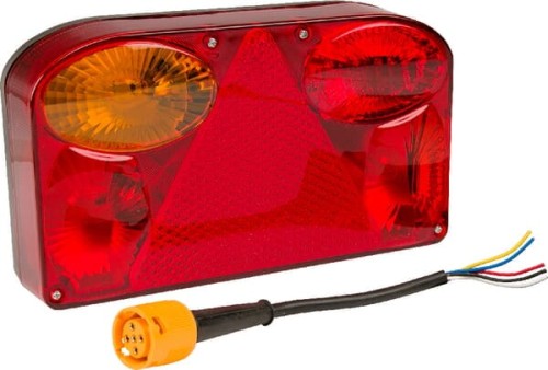 Lampa tylna zespolona, lewa prostokątna LA45029L - Intertraktor