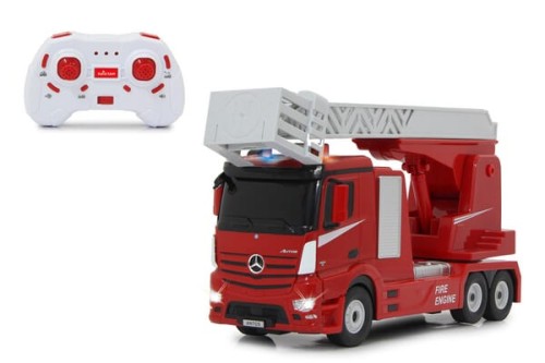 Wóz strażacki z obrotową drabiną Mercedes-Benz Antos 1:24 2.4 GHz JA405212 - Intertraktor
