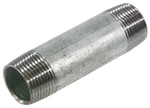 Kształtka rurowa nr 23 złączka rurowa gwint zew./ gwint zew. ocynk, 1/2" x 120 mm FG2312120