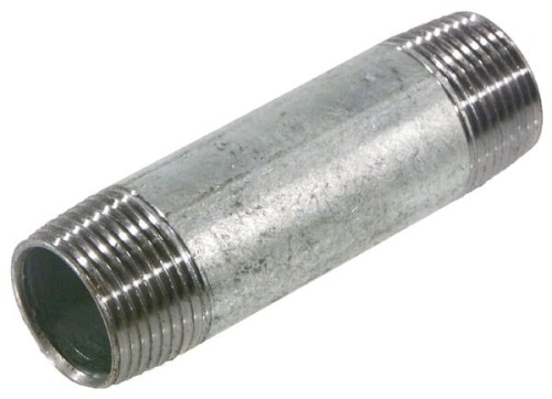 Kształtka rurowa nr 23 złączka rurowa gwint zew./ gwint zew. ocynk, 1/2" x 150 mm FG2312150 - Intertraktor