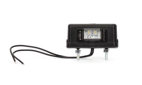 Lampa oświetlenia tablicy rejestracyjnej LED compact, przewód 2 m LA410032M - Intertraktor