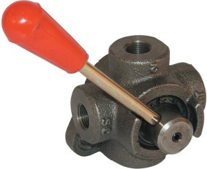 Rozdzielacz obrotowy 4-drogowy, typ A, 3/8" BSP DH054A