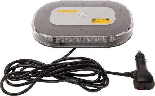 Belka świecąca LED, 90W 12/24V pomarańczowa na magnes 30 LED Kramp LA20007 - Intertraktor