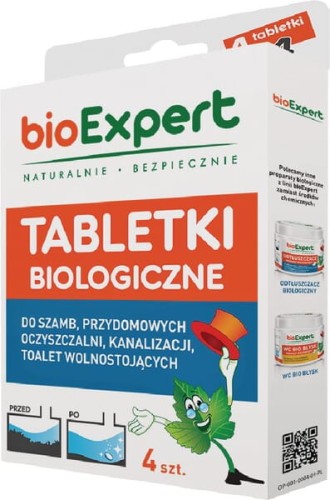 bioExpert musujące Tabletki do szamb i oczyszczalni 4 szt. 1705061004 - Intertraktor