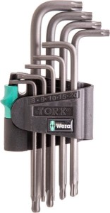 Zestaw kluczy wewnętrznych Torx Wera, 9 ele. SC967PKL9