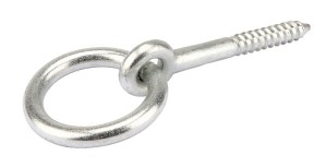 Wkręt z pierścieniem 10x80 mm otwarty z łbem okrągłym Kramp 806012KR