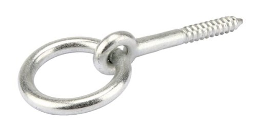 Wkręt z pierścieniem 10x80 mm otwarty z łbem okrągłym Kramp 806012KR - Intertraktor