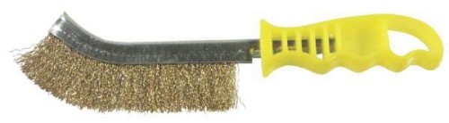 Szczotka druciana z tworzywa sztucznego, mosiężna 260 mm HG302M - Intertraktor
