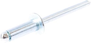 Nit zrywalny stal/stal z łbem płaskim, 6.4 x 18 mm BN6418SS