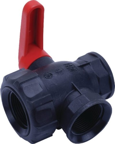 Zawór kulowy 1 1/4", 3-drogowy ze strumieniem przerywanym 45521115 - Intertraktor