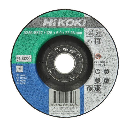 Tarcza szlifierska do metalu 125x6 mm 4100232 - Intertraktor