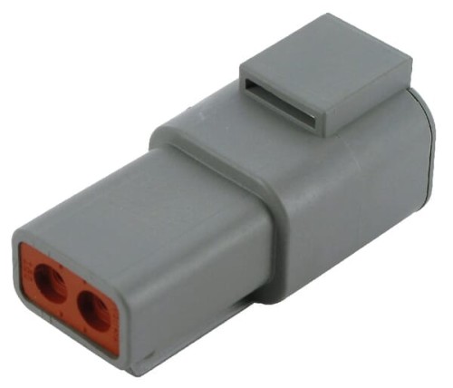 Obudowa wtyczki 2 P. męska DTP DSDTP042P - Intertraktor