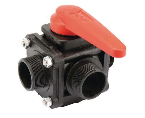 Zawór kulowy 3-drog. 2" M 453016E77 - Intertraktor