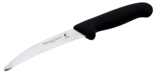 Nóż do patroszenia czarny 16cm, La-Va Z11055 - Intertraktor