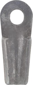 Nożyk kosiarki rotacyjnej lewy/prawy 127x50x4 mm owalny otwór 23.0x20.8 mm pasuje do Taarup 25 szt. KT5611030001