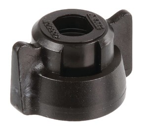 Pokrywka dyszy, bagnet, SW10, czarny, Arag 40290201
